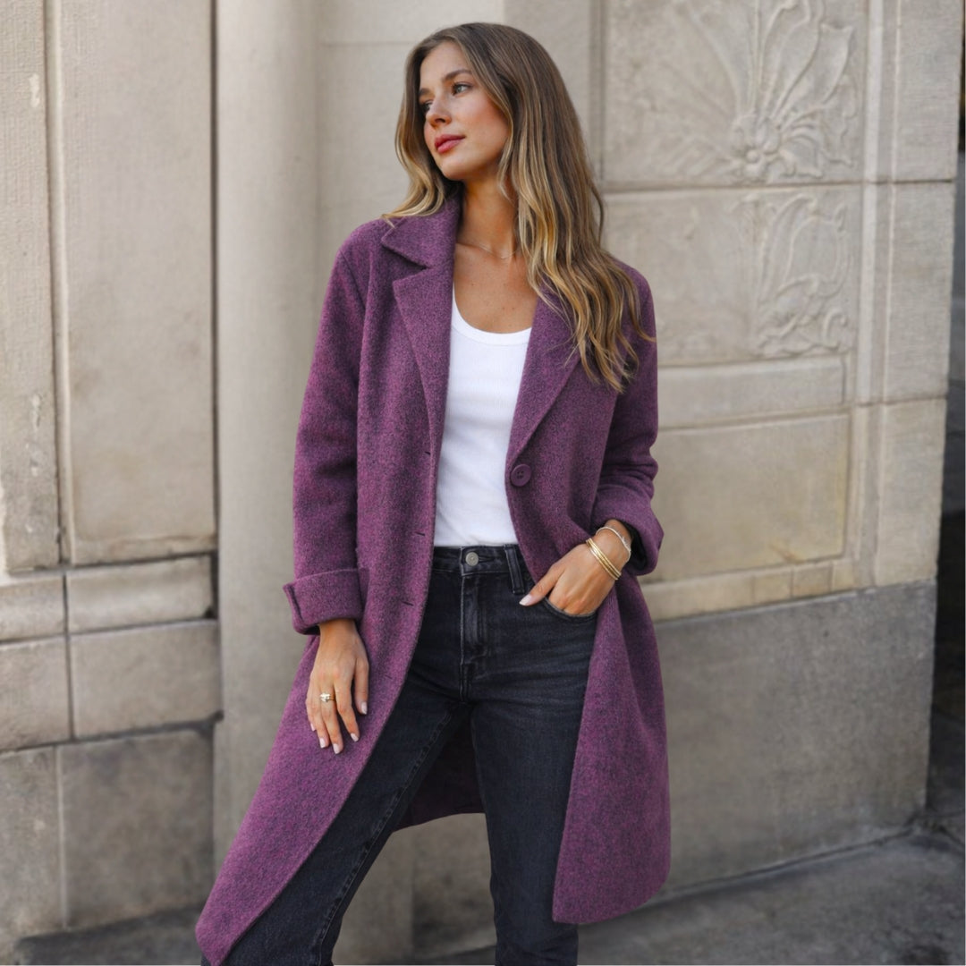 Stella | Elegant Button Jacket with Timeless Structure