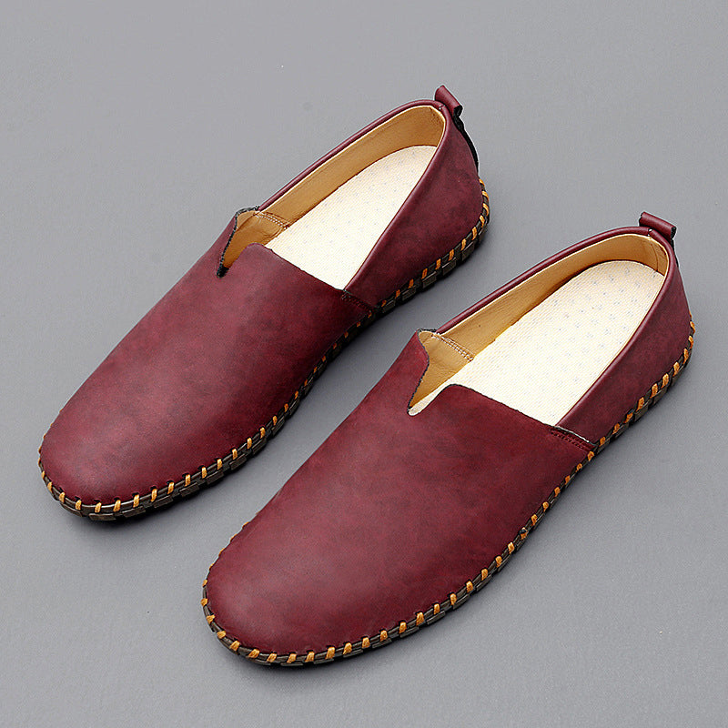 Santorini Leather Loafers - Elegant Comfort Loafers