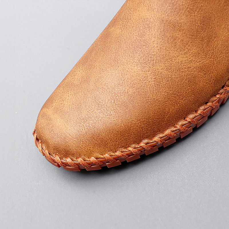 Santorini Leather Loafers - Elegant Comfort Loafers