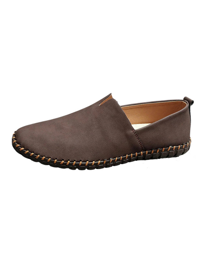 Santorini Leather Loafers - Elegant Comfort Loafers