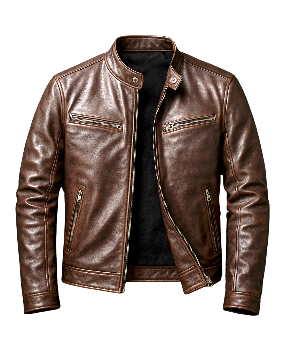 Vintage Leather Jacket - Durable Leather Jacket