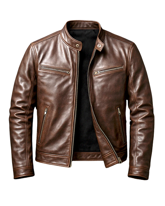 Vintage Leather Jacket - Durable Leather Jacket