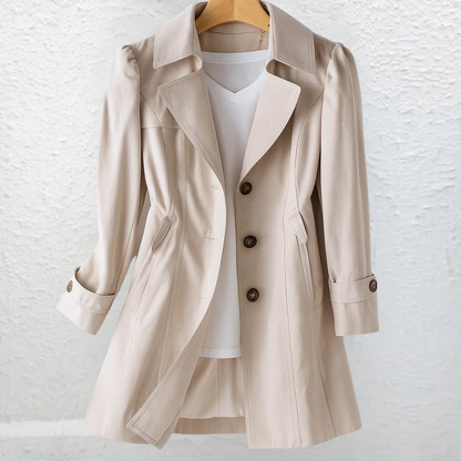 Caterina — Elegant Tailored Trench Coat