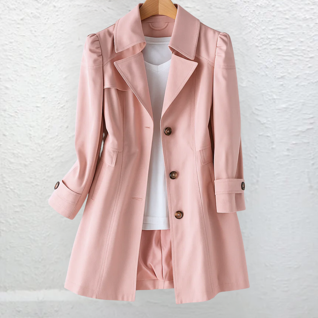 Caterina — Elegant Tailored Trench Coat