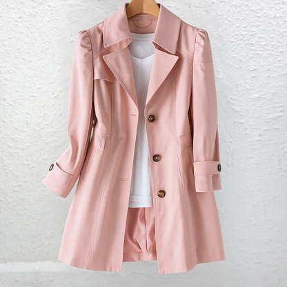 Caterina — Elegant Tailored Trench Coat