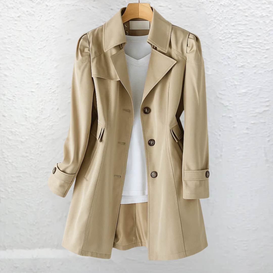 Caterina — Elegant Tailored Trench Coat