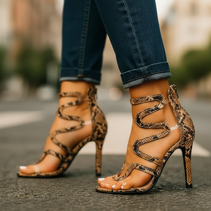 ISALYN VENOM HEELS - Dramatic Statement Heels