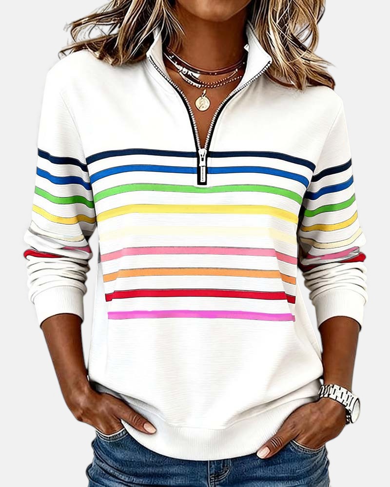 Nina Jumper - Comfortable Striped Jumper