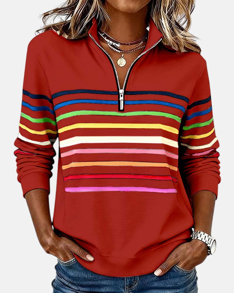 Nina Jumper - Comfortable Striped Jumper