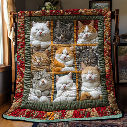 Cozy Blanket - Exceptional Comfort with 9 Sleeping Royal Cats