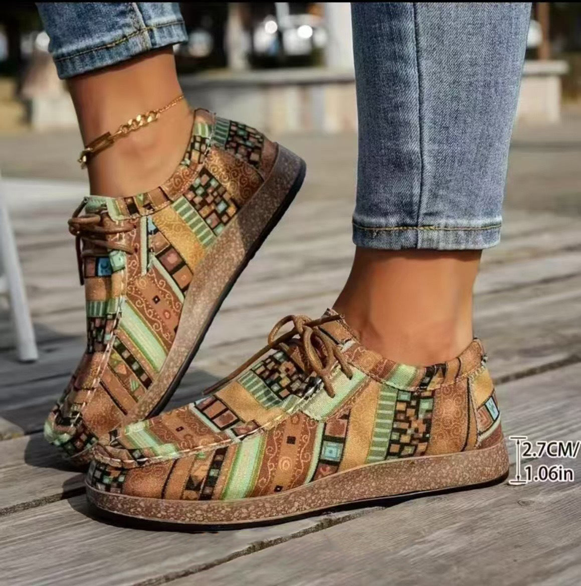 Colorful Artistic Loafers - Comfortable Casual Slip on