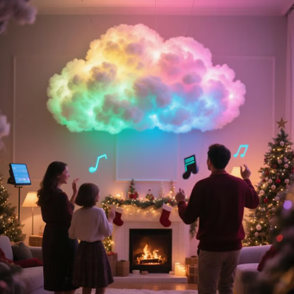 DIY USB Powered LED Thundercloud Light - Unique Decoration