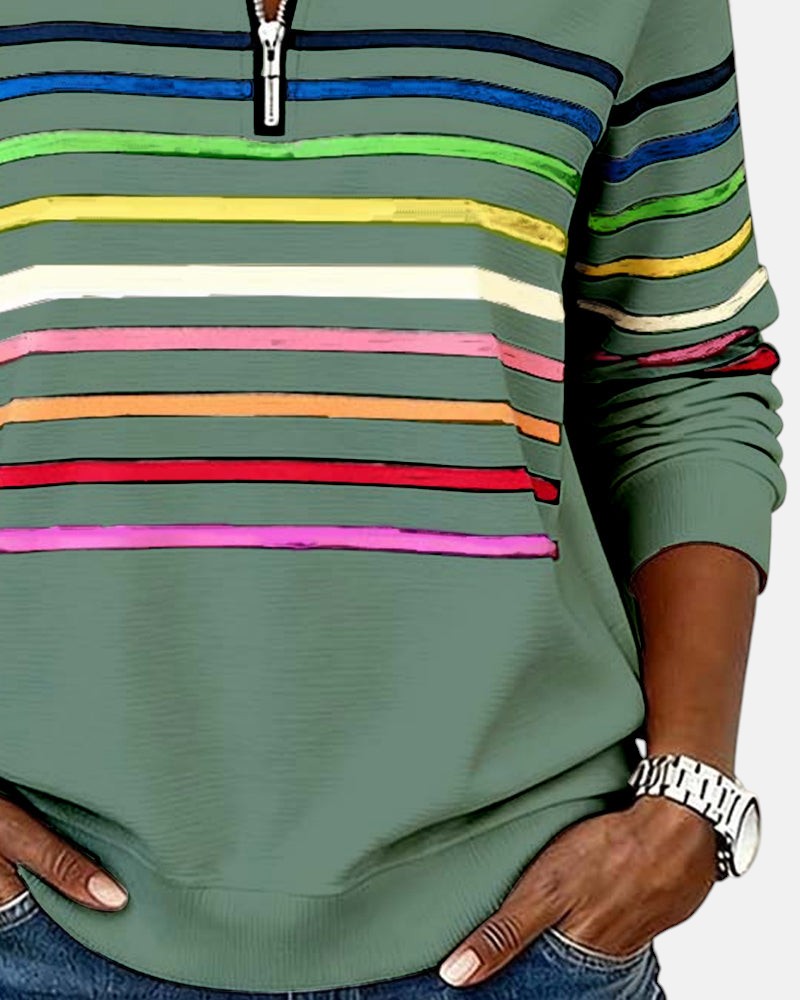 Nina Jumper - Comfortable Striped Jumper