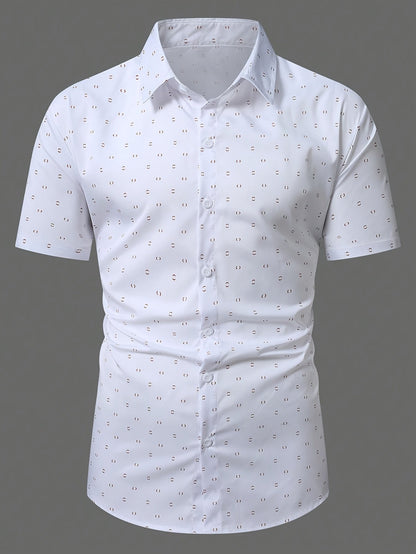 GIULIO - Light Summer Shirt with Print
