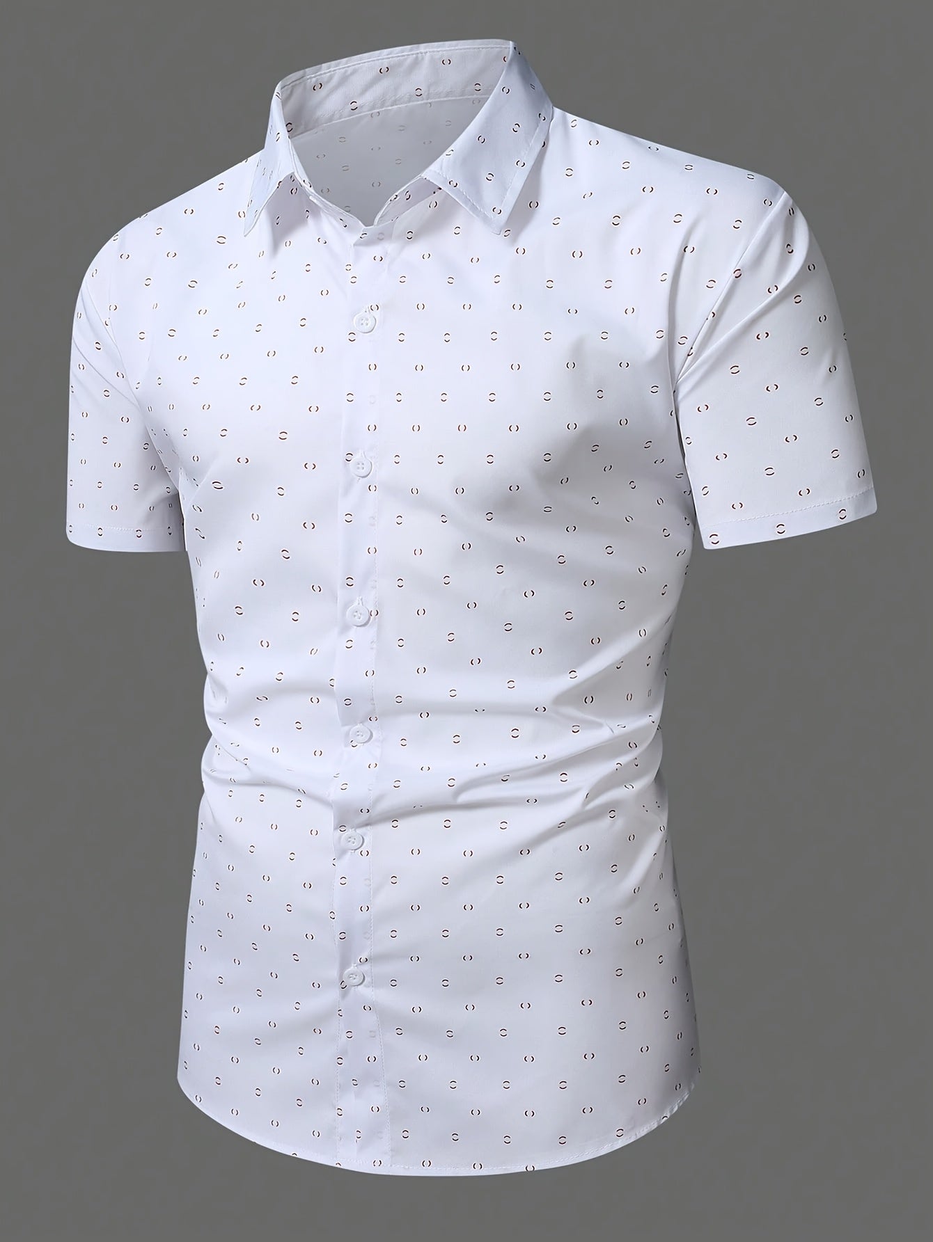 GIULIO - Light Summer Shirt with Print