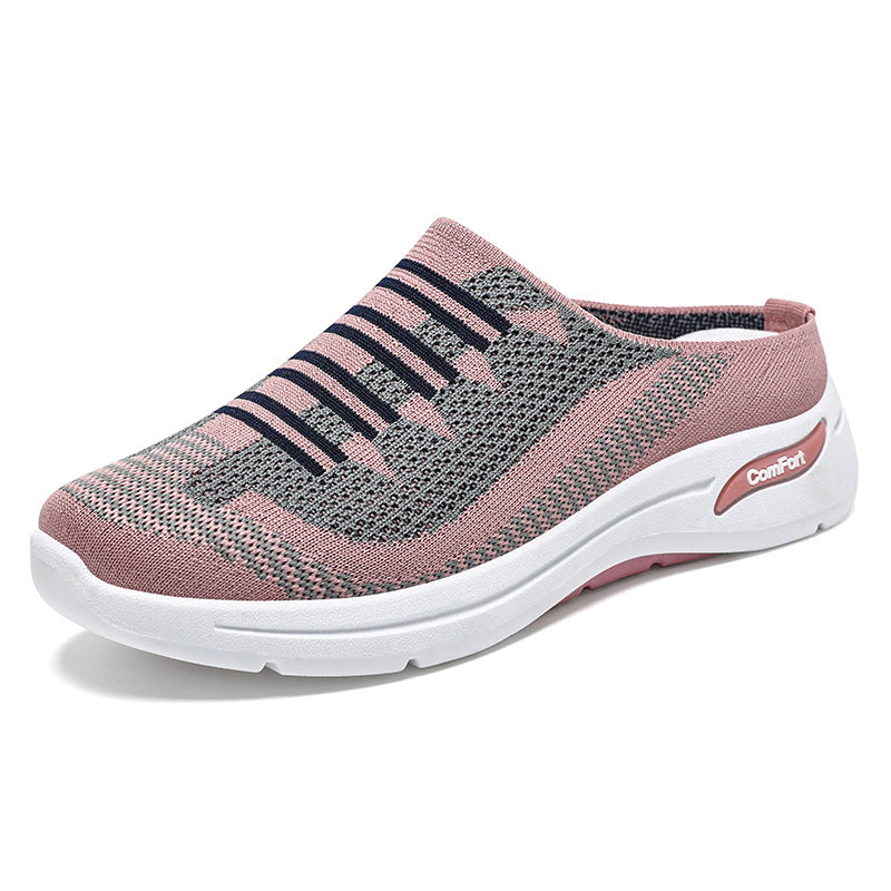 Comfortable and lightweight slip-on women's sneakers made of mesh