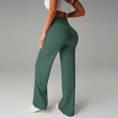 Women's Solid Color Straight Leg Pants