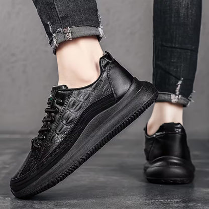 Premium Leather Sneakers Effortless Comfort