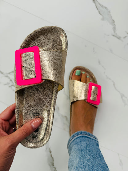 Léora — Buckle Slide Sandals