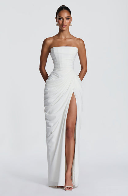 Van Laren  — The Strapless Corset Maxi Dress