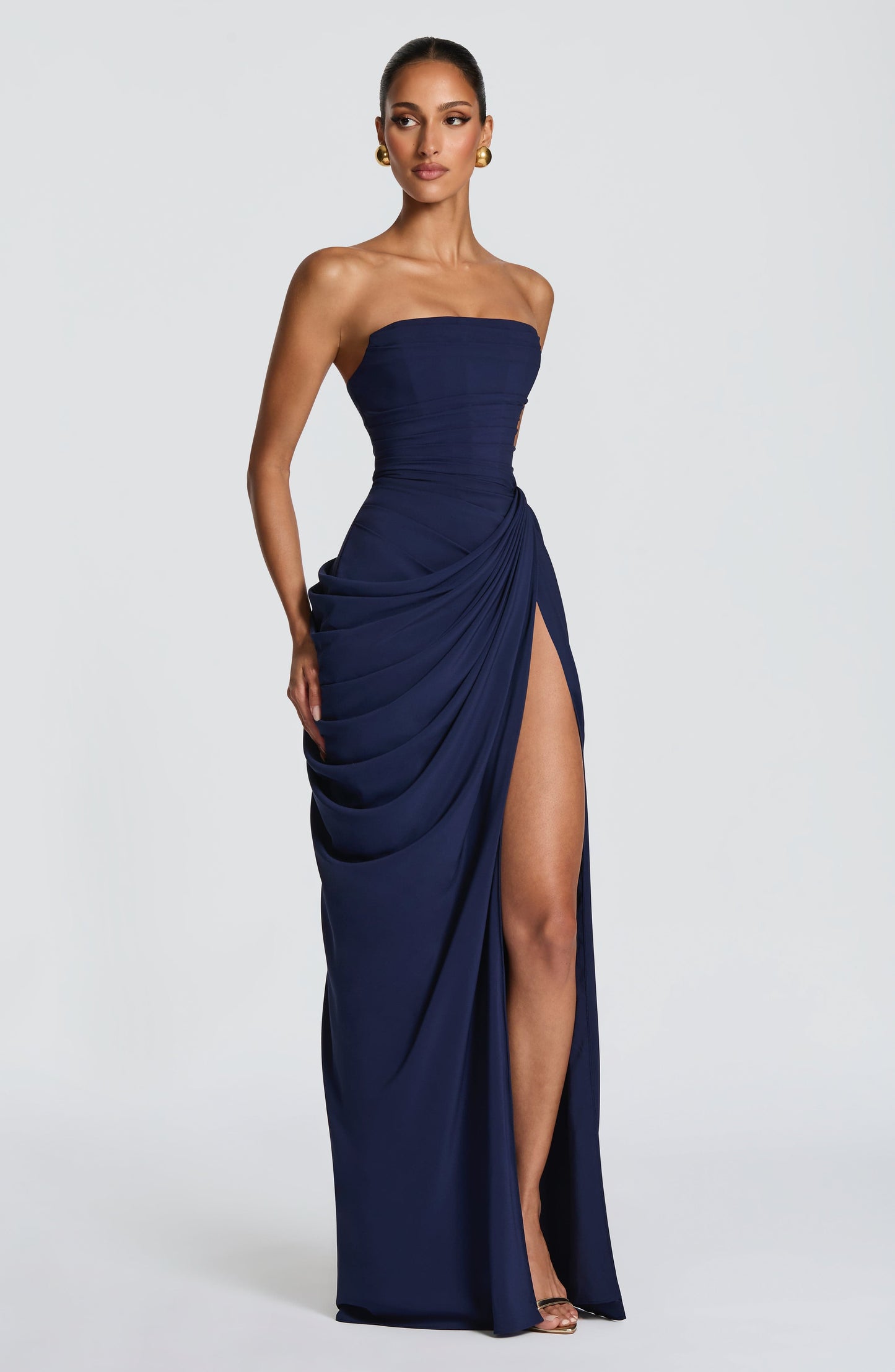 Van Laren  — The Strapless Corset Maxi Dress