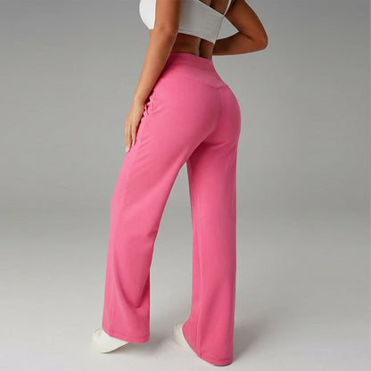 Women's Solid Color Straight Leg Pants