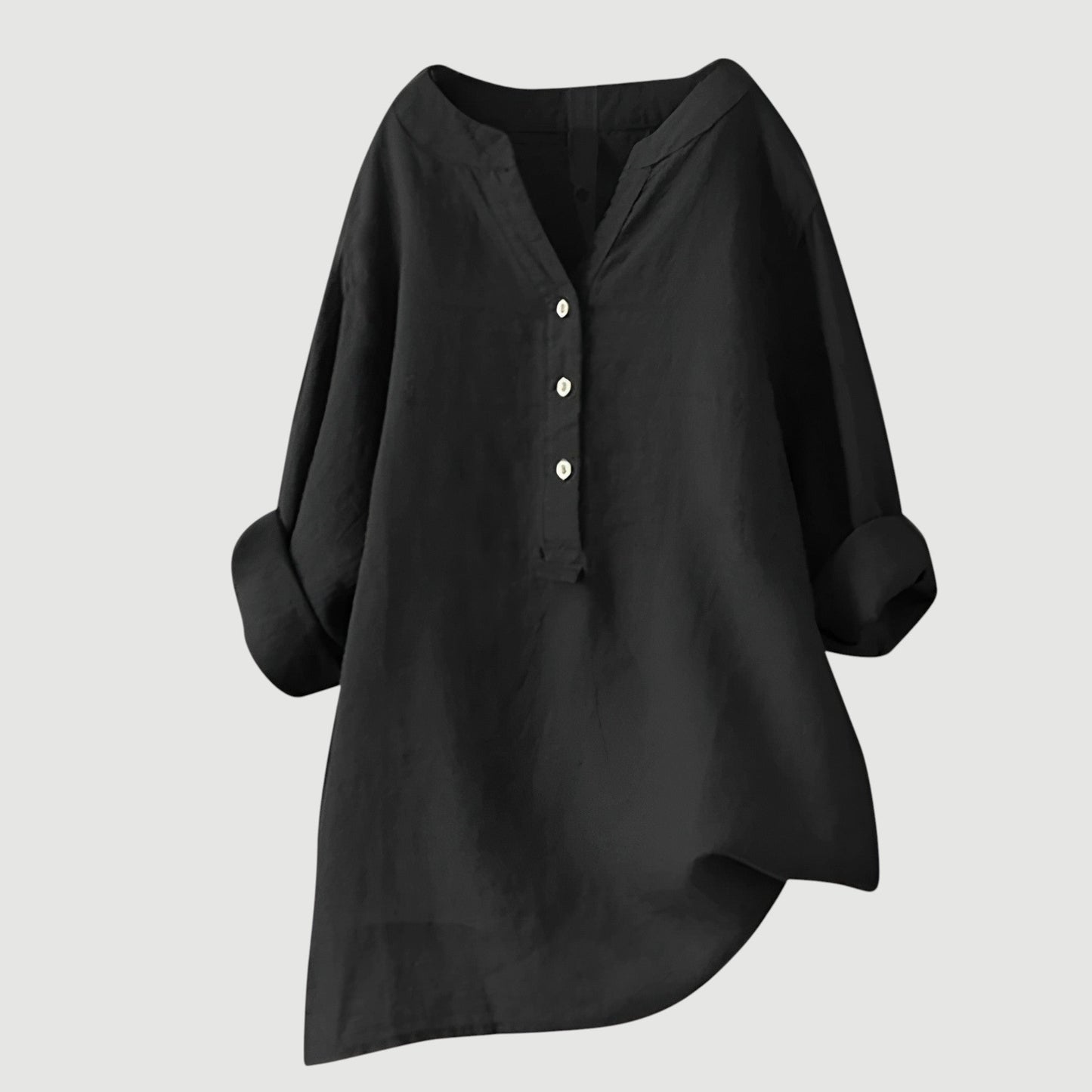 Freja - Effortless Sculpted Elegance Button-Up Shirt