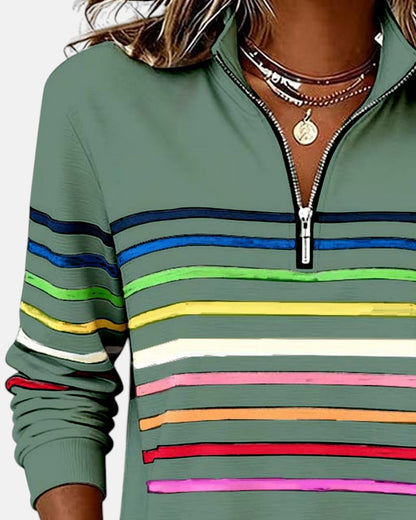 Nina Jumper - Comfortable Striped Jumper