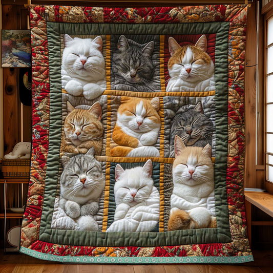 Cozy Blanket - Exceptional Comfort with 9 Sleeping Royal Cats
