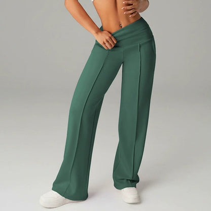 Women's Solid Color Straight Leg Pants