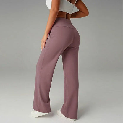 Women's Solid Color Straight Leg Pants