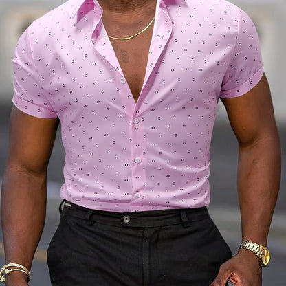 GIULIO - Light Summer Shirt with Print