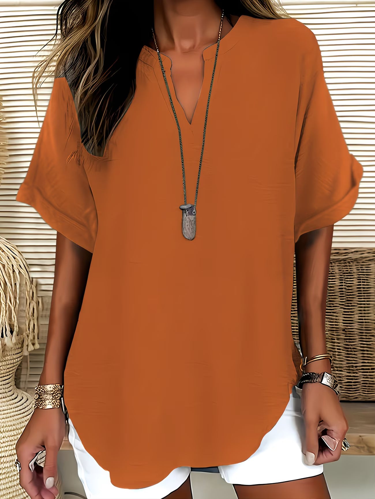 Solvène | Relaxed Women's Leisure Blouse