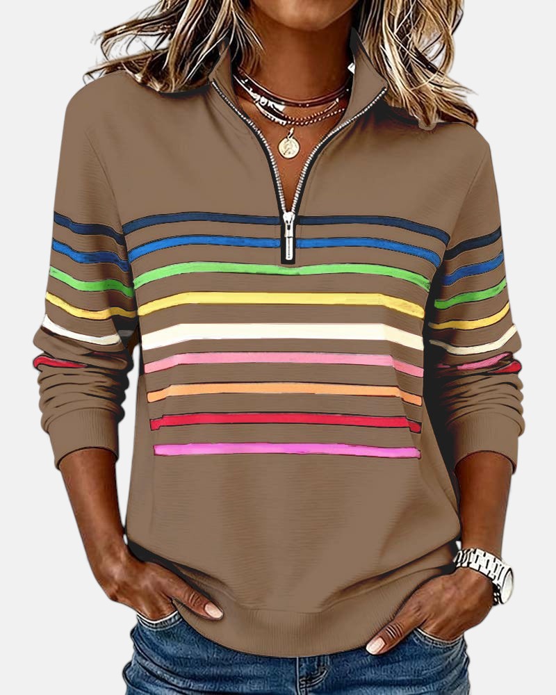 Nina Jumper - Comfortable Striped Jumper