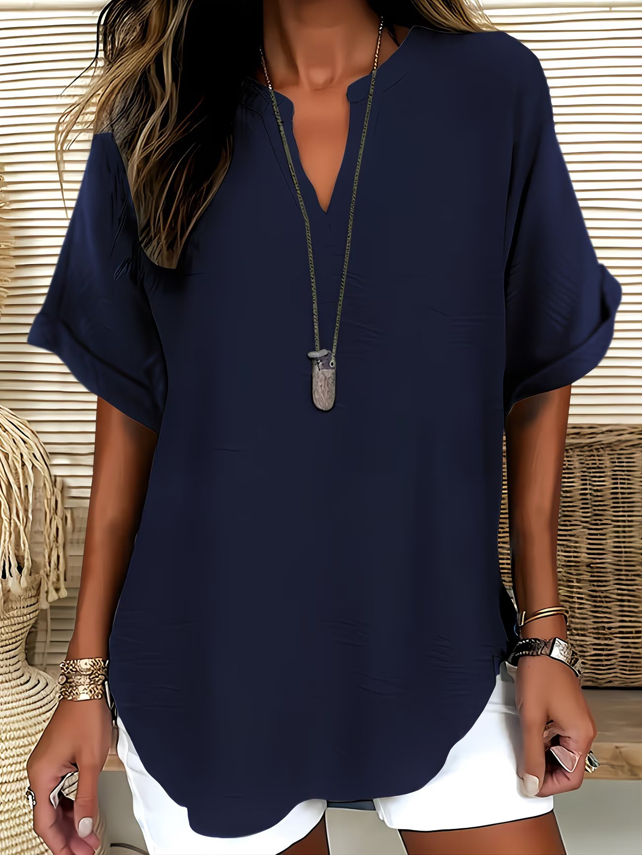 Solvène | Relaxed Women's Leisure Blouse