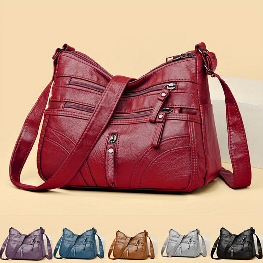 Casual Vintage Bag - Durable Shoulder or Crossbody Bag