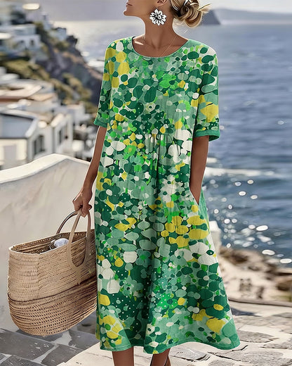 Tessène - Printed Relaxed-Fit Dress
