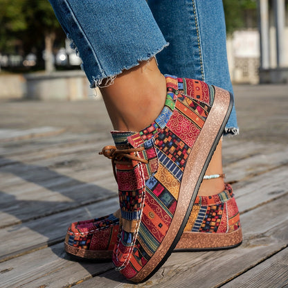 Colorful Artistic Loafers - Comfortable Casual Slip on