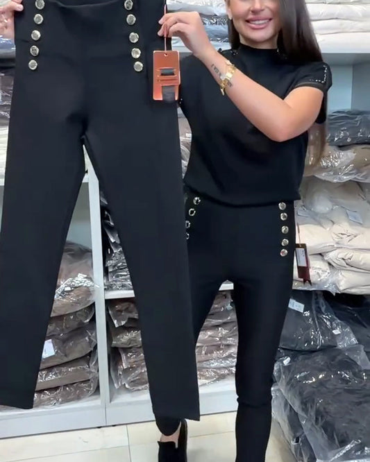 Stylish Stretch Trousers - Comfortable Trousers