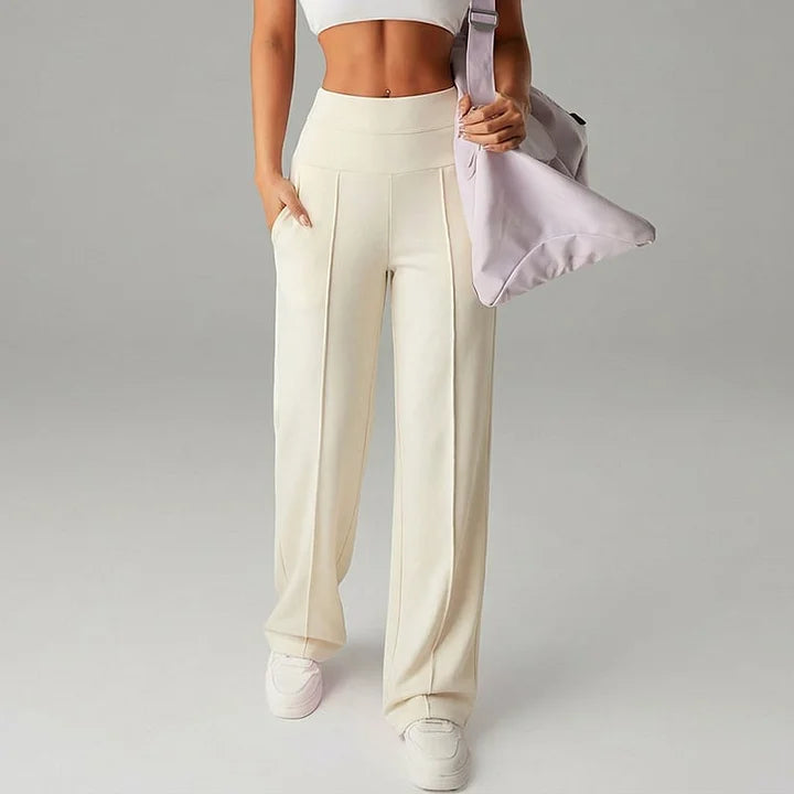 Women's Solid Color Straight Leg Pants