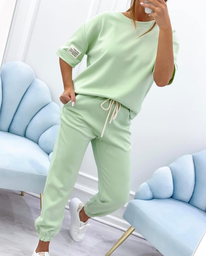 Women's Casual Set - Effortless Stylish Top and Pants