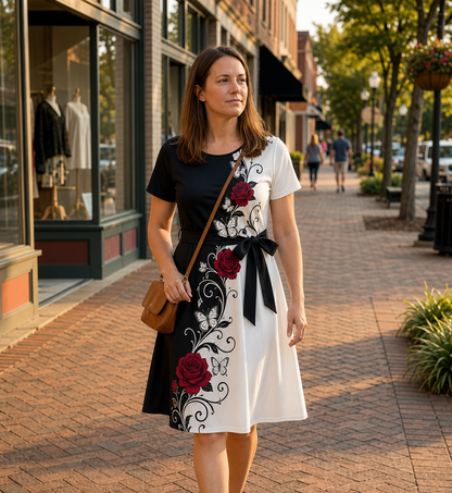 Elaria — Floral Print Dress