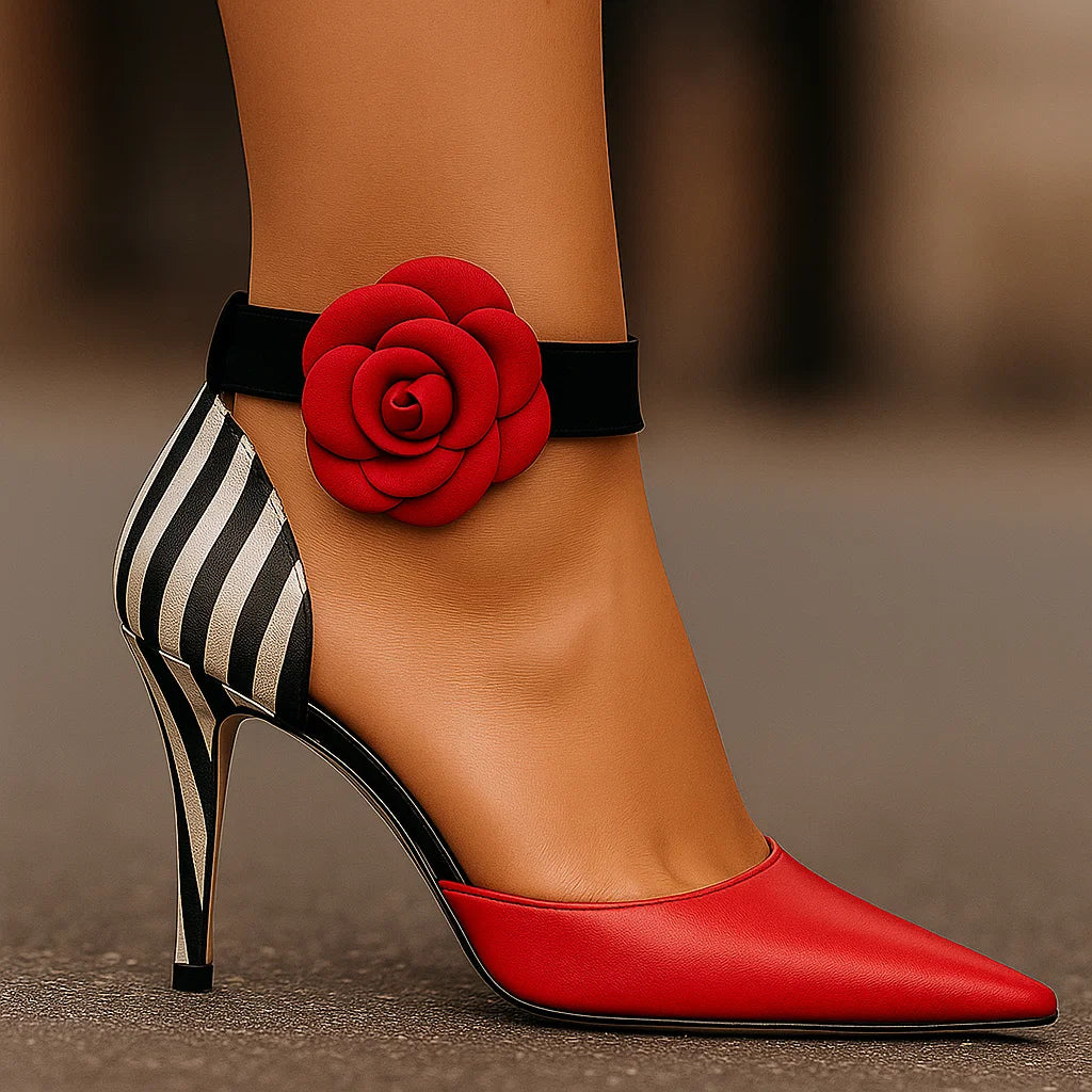 Angelique | Floral Elegance Heels
