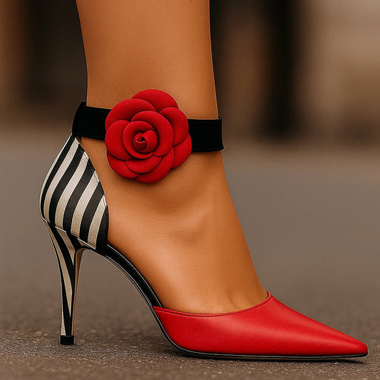 Angelique | Floral Elegance Heels