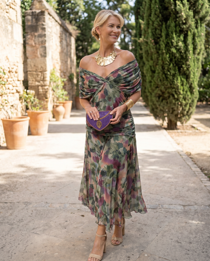 Josephine — Sweetheart Neckline Maxi Dress