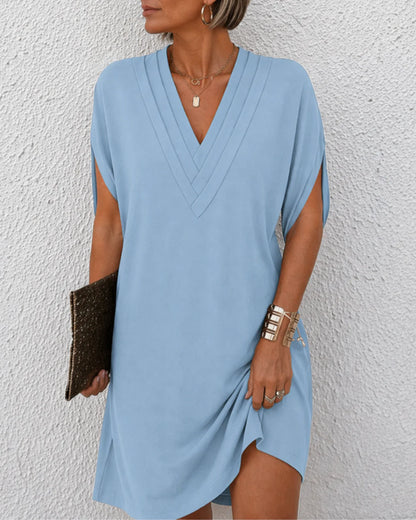 Avènne — V-Neck Midi Dress