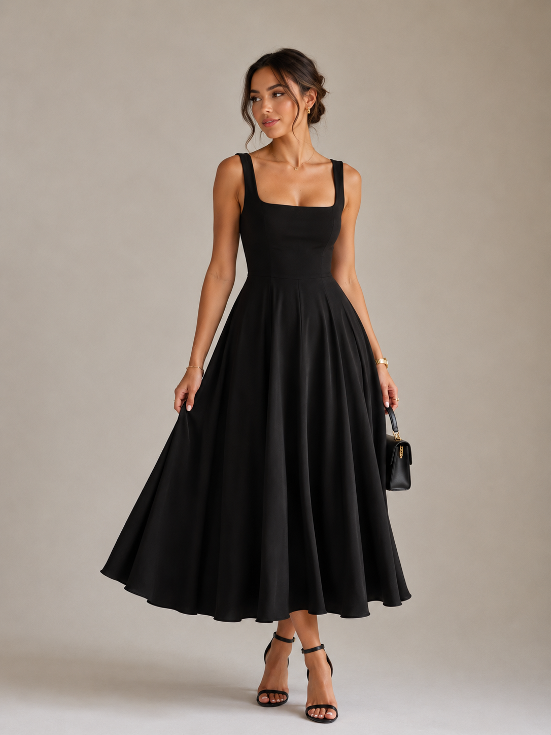 Melis — The Graceful Midi Dress