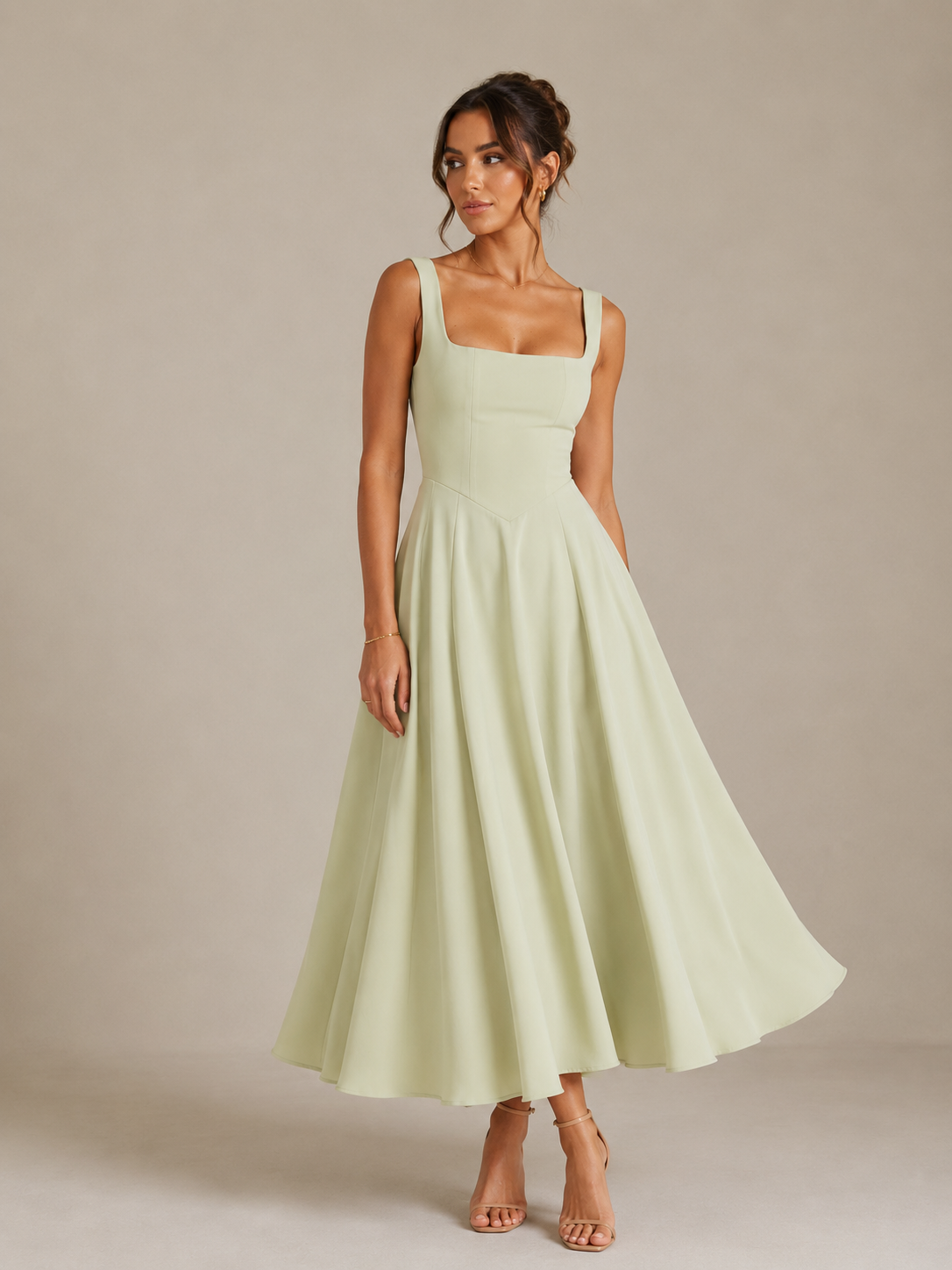 Melis — The Graceful Midi Dress