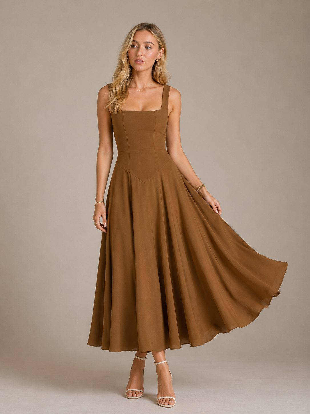 Melis — The Graceful Midi Dress