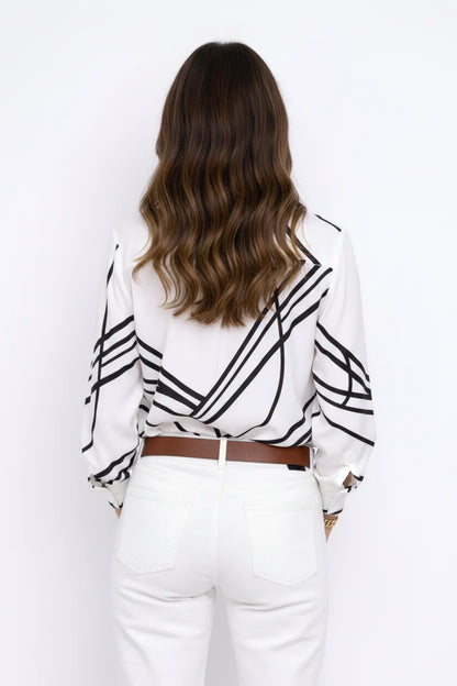 Casual Vintage Shirt - Comfortable Cotton-Polyester Blend Shirt